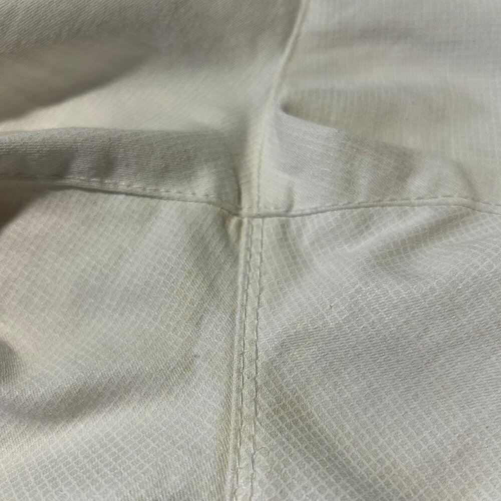 Womens Bevy Flog White (Item- 908) Elastic Waist Drawstring Pull-On Pants 30 - Picture 8 of 8